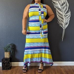 Wall St Colorblock Dress